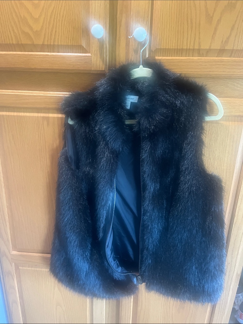 Skye's the Limit Black Faux Fur Vest